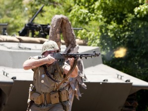 Pacific war re-enacment