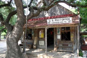 The Luckenbach post office and general store