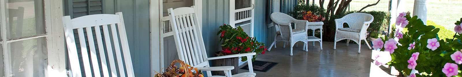 Porch on a Vacation Rental